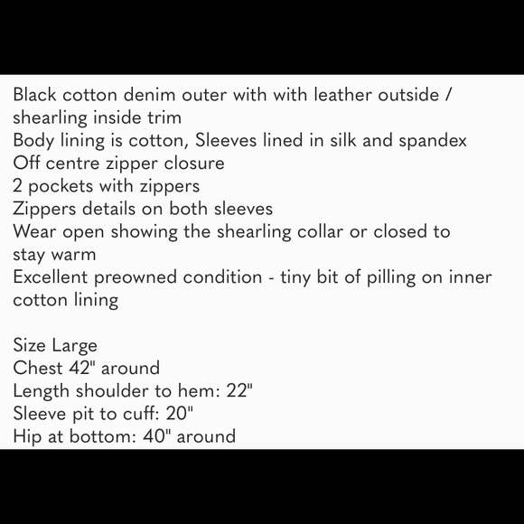 Helmut Lang Moto cotton leather shearling jacket - Picture 16 of 16